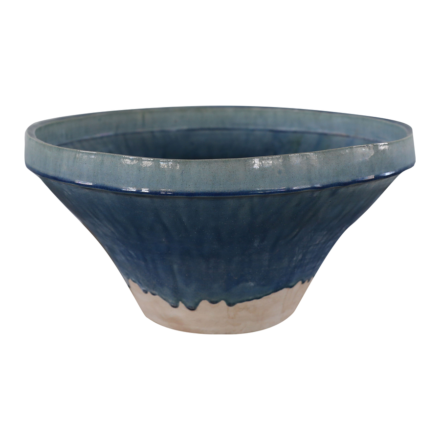 Blue Oversized Bowl