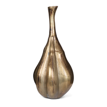 Load image into Gallery viewer, Raw Gold Vase Large
